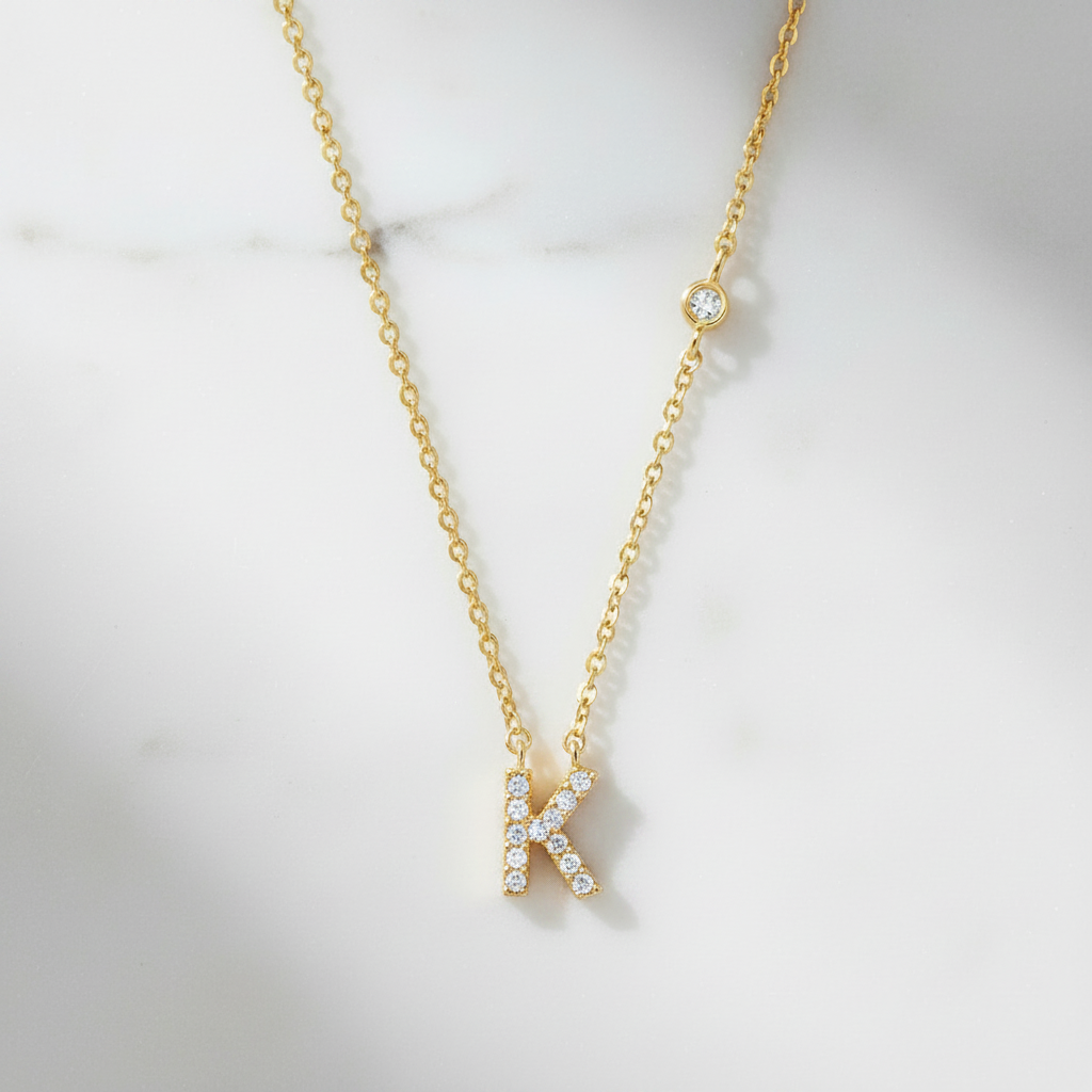 Letter K ketting
