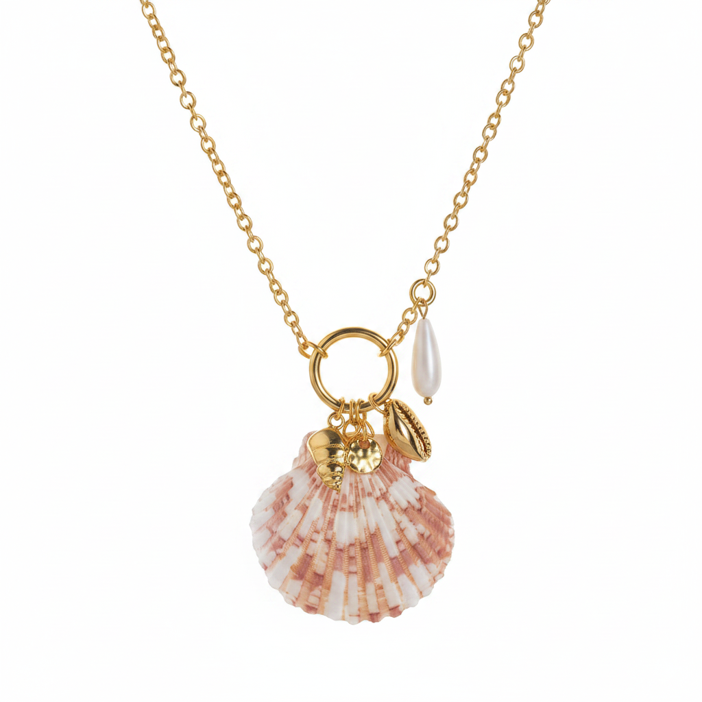 Schelp ketting zonder tekst