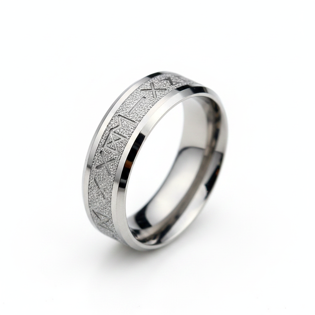 Titanium Ring – Witte Achtergrond