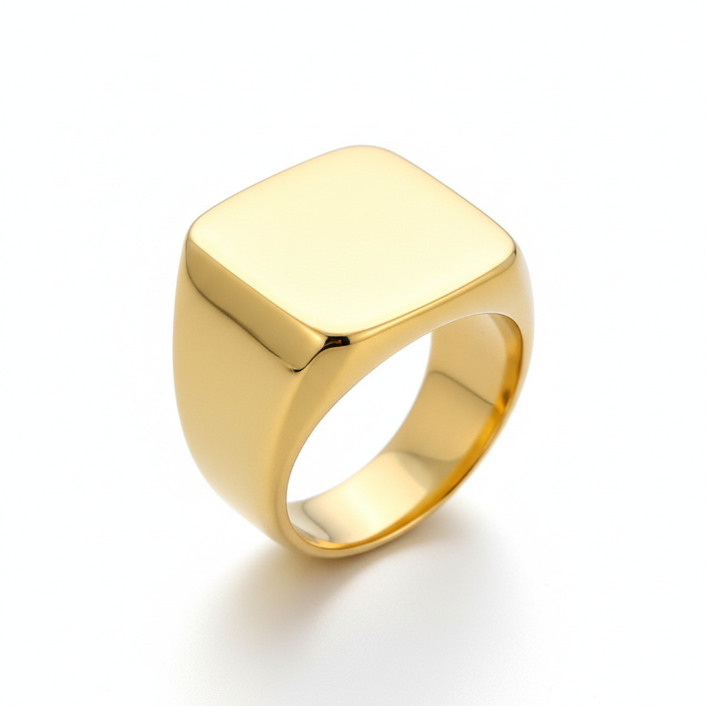 Gouden zegelring heren