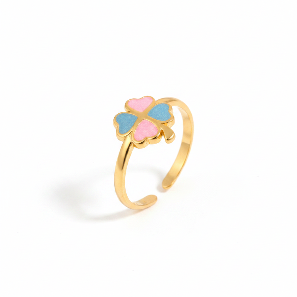 Hart Design Open Ring witte achtergrond