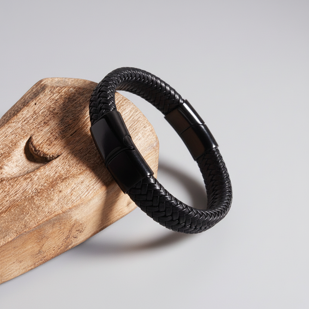 Leren armband #F2F2F2 - 3