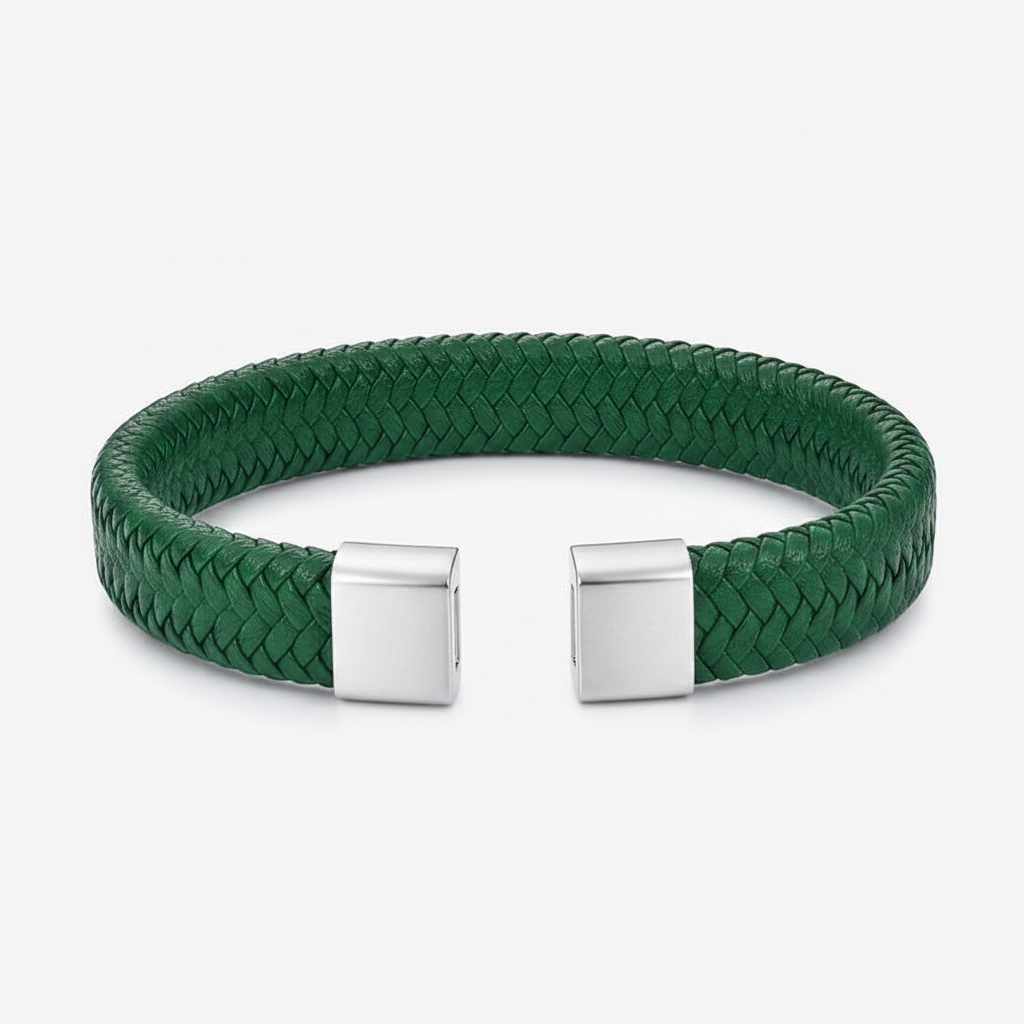 Leren armband #F2F2F2 - 6