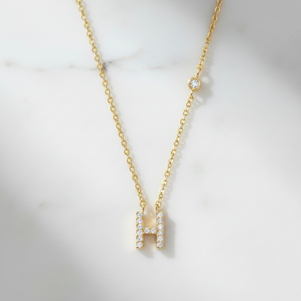 Letter H ketting