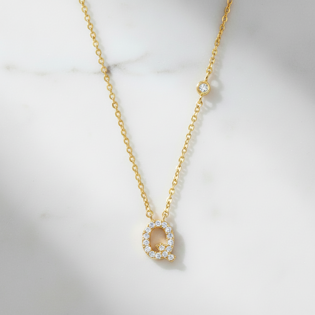 Letter Q ketting