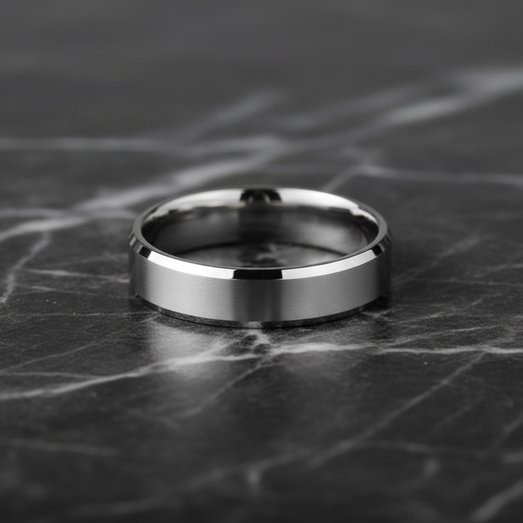 Zilveren ring luxe foto